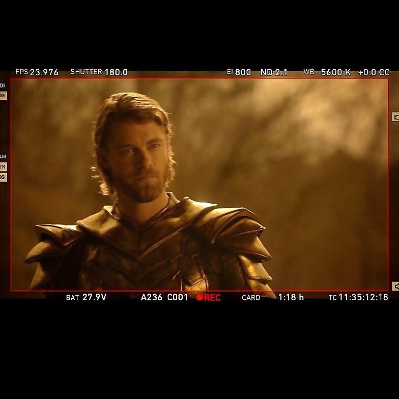 Luke Mitchell en el set de Legacies S4