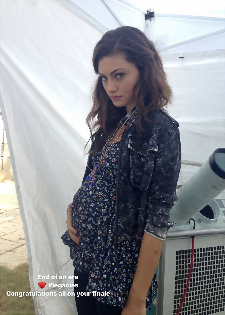 Phoebe Tonkin en el set de The Originals Season 1