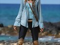 TBL Mar 27 - On the deserted beach in Maui, Hawaii