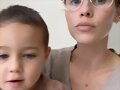 Claire Holt con su hijo James Holt Joblon | 2022
