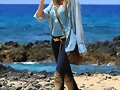 TBL Mar 27 - On the deserted beach in Maui, Hawaii