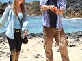 TBL Mar 27 - On the deserted beach in Maui, Hawaii