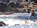 TBL Mar 27 - On the deserted beach in Maui, Hawaii