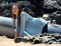 TBL Mar 27 - On the deserted beach in Maui, Hawaii