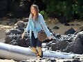 TBL Mar 27 - On the deserted beach in Maui, Hawaii