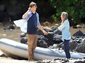 TBL Mar 27 - On the deserted beach in Maui, Hawaii