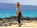 TBL Mar 28 - On the deserted beach in Maui, Hawaii
