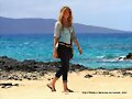 TBL Mar 28 - On the deserted beach in Maui, Hawaii