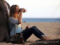 TBL Mar 28 - On the deserted beach in Maui, Hawaii