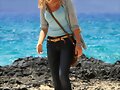 TBL Mar 28 - On the deserted beach in Maui, Hawaii