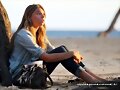 TBL Mar 28 - On the deserted beach in Maui, Hawaii