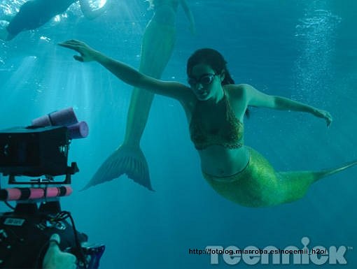 Cleo en el rodaje 3ª temporada