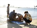 Bella en el rodaje 3&ordf; temporada