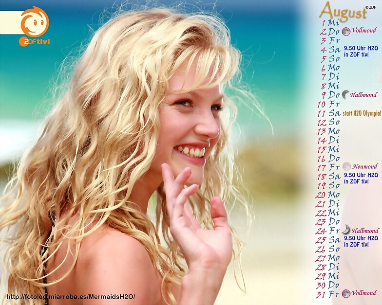 Calendario H2O Agosto de 2012