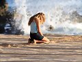 TBL Apr 3 - On the deserted beach in Maui, Hawaii