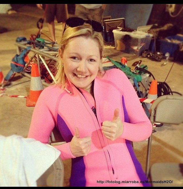 Erin Miller ha visitado el rodaje de Mako Mermaids