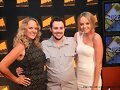 Cleo Massey y su madre en el evento GoldCoast Film