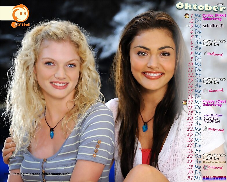 Calendario H2O Octubre de 2012