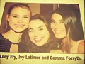 Lucy Fry, Ivy Latimer y Gemma Forsyth en el rodaje