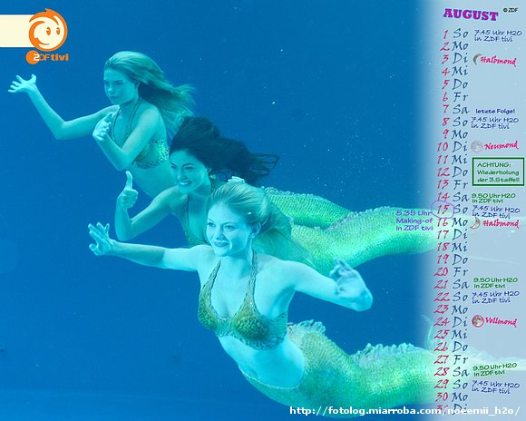 Calendario H2O Agosto de 2010