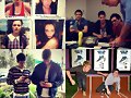 Luke Mitchell con amigos