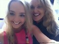 Cleo Massey con su madre Anna Waters Massey