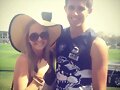 Cleo Massey con su novio