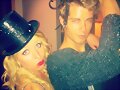 Luke Mitchell en su despedida de soltero