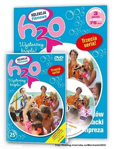 DVD H2O 3ª temporada en otro país