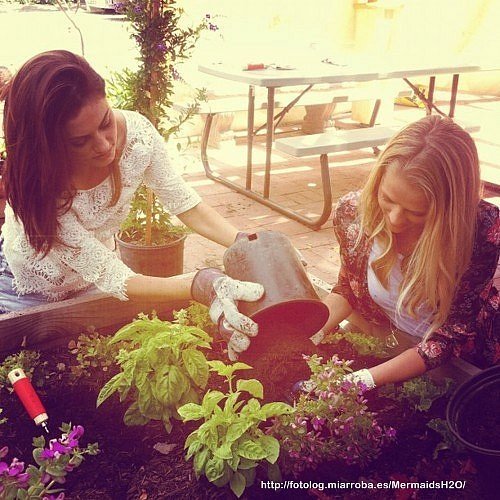 Phoebe Tonkin con su amiga Teresa Palmer