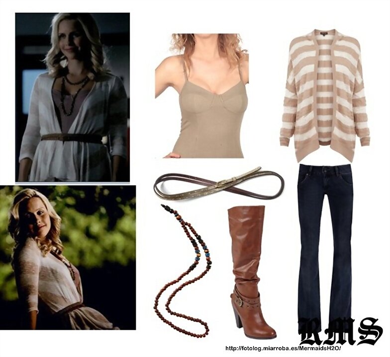 Vistete como Claire Holt en 'The Vampire Diaries'