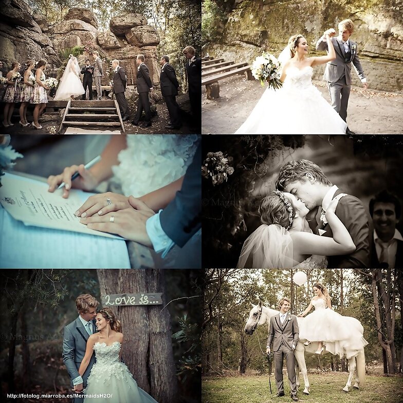 Boda Luke Mitchell & Rebecca Breeds | 5 Enero 2013