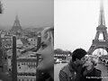 Amy Ruffle con su novio Lincoln Younes en Par&iacute;s