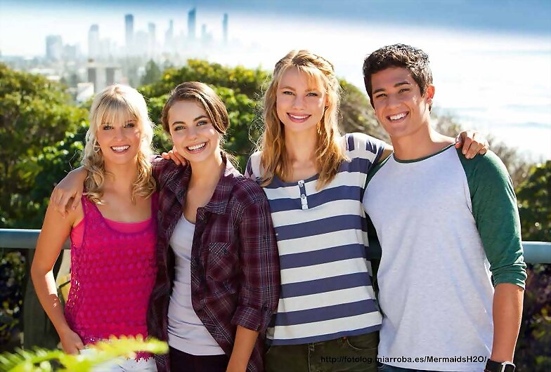 Sirena, Nixie, Lyla y Zac de Mako Mermaids