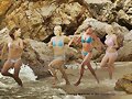Fotomontaje de Cleo, Emma y Rikki y a&ntilde;adida Bella