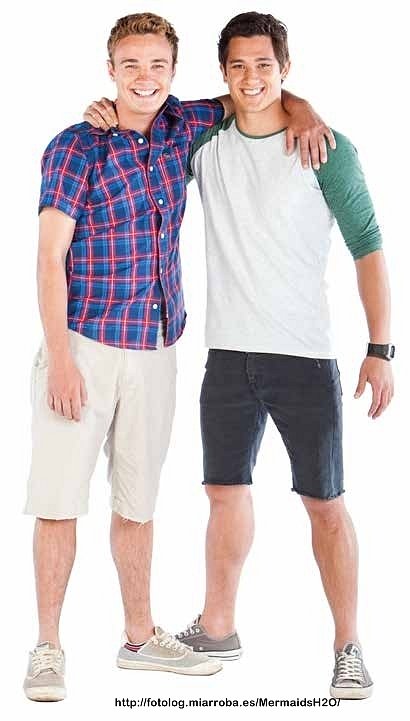 Cam y Zac de Mako Mermaids