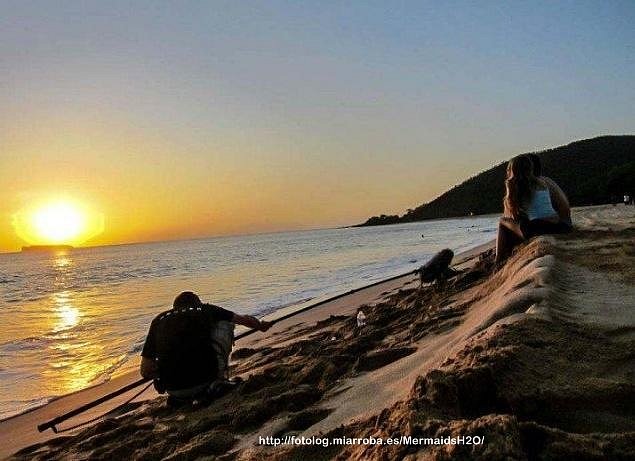 Behind The Scenes de Indiana Evans en Blue Lagoon
