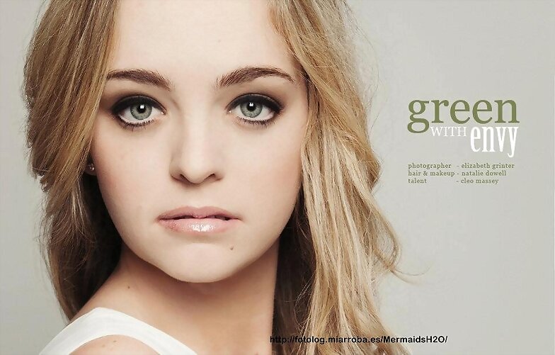 Photoshoot de Cleo Massey para Elizabeth Grinter