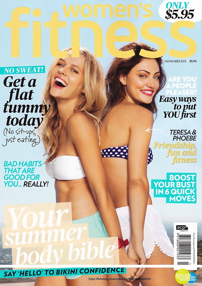 Phoebe Tonkin para 'Australian Womens Fitness'
