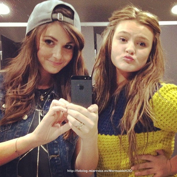 Brittany Byrnes con su hermana
