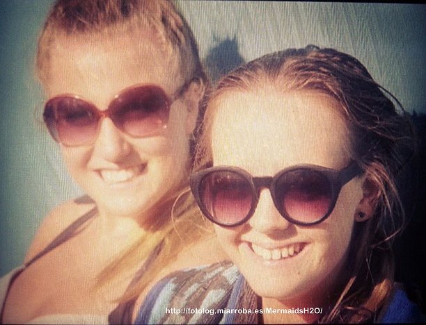 Cleo Massey con una amiga