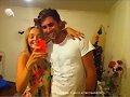 Cleo Massey con su novio Luke Dempsey-Ceh