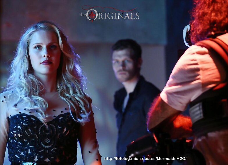 BTS photoshoot de Claire Holt para The Originals