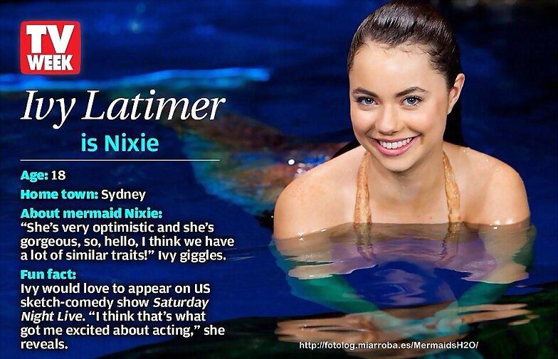 Ivy Latimer es Nixie en 'Mako Mermaids'