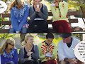 Bella Rikki y Cleo en el rodaje de la 3&ordf; temporada