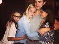 Claire Holt en la fiesta cumplea&ntilde;os de Paul Wesley