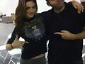 Phoebe Tonkin en el set de The Originals