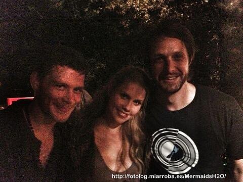 Claire Holt en el set de The Originals