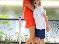 Cleo Massey y su hermano