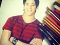 Dibujo hecho por una fan de Zac en Mako Mermaids